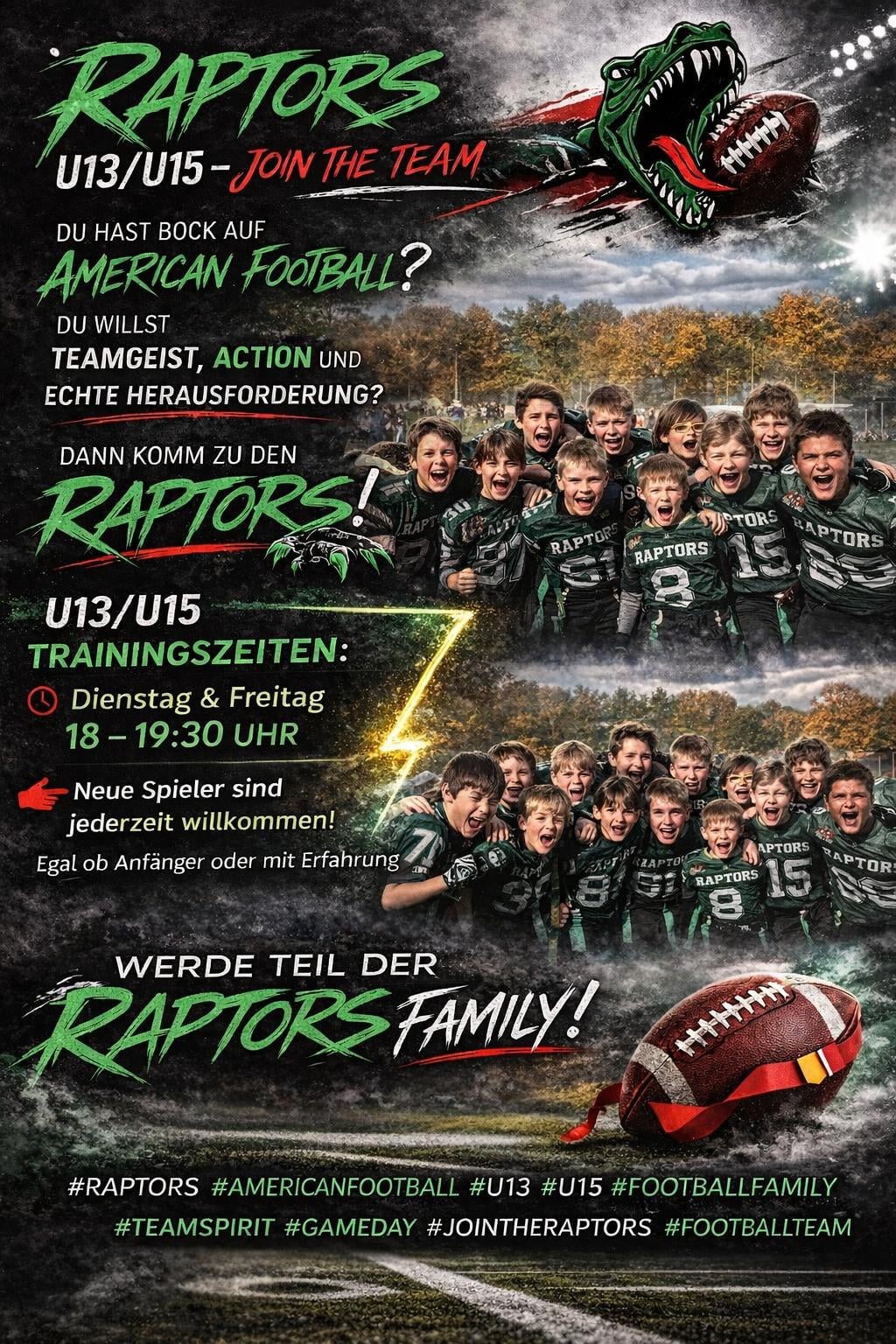 RAPTORS - joint the team